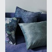 Weave Home Ava Velvet Cushion - Aqua | 50 x 50cm gallery detail image
