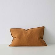 Weave Home European Linen Como Cushion - Spice | Three Sizes gallery detail image