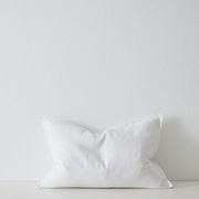 Weave Home European Linen Como Cushion - Snow | Three Sizes gallery detail image
