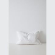 Weave Home European Linen Como Cushion - Snow | Three Sizes gallery detail image