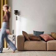 Weave Home Ava Velvet Cushion - Aqua | 50 x 50cm gallery detail image