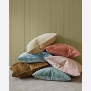 Weave Home Ava Velvet Cushion - Nougat | 50 x 50cm gallery detail image