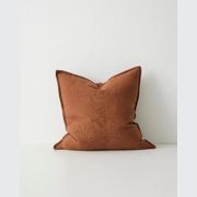 Weave Home European Linen Como Cushion - Tobacco | Three Sizes gallery detail image