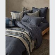 Weave Home Franco Cushion - Denim | 50 x 50cm gallery detail image