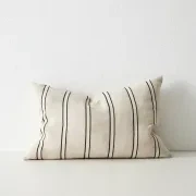 Weave Home Vinnie Striped Cushion - Natural | Square and Lumbar gallery detail image