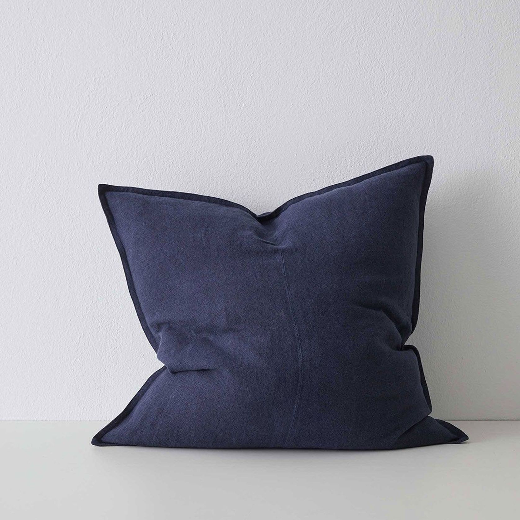 Weave Home European Linen Como Cushion - Ocean | Three Sizes gallery detail image