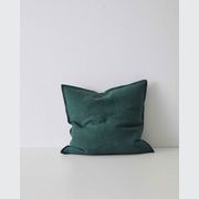 Weave Home European Linen Como Cushion - Forest | Three Sizes gallery detail image