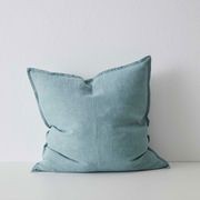 Weave Home European Linen Como Cushion - Mineral | Three Sizes gallery detail image