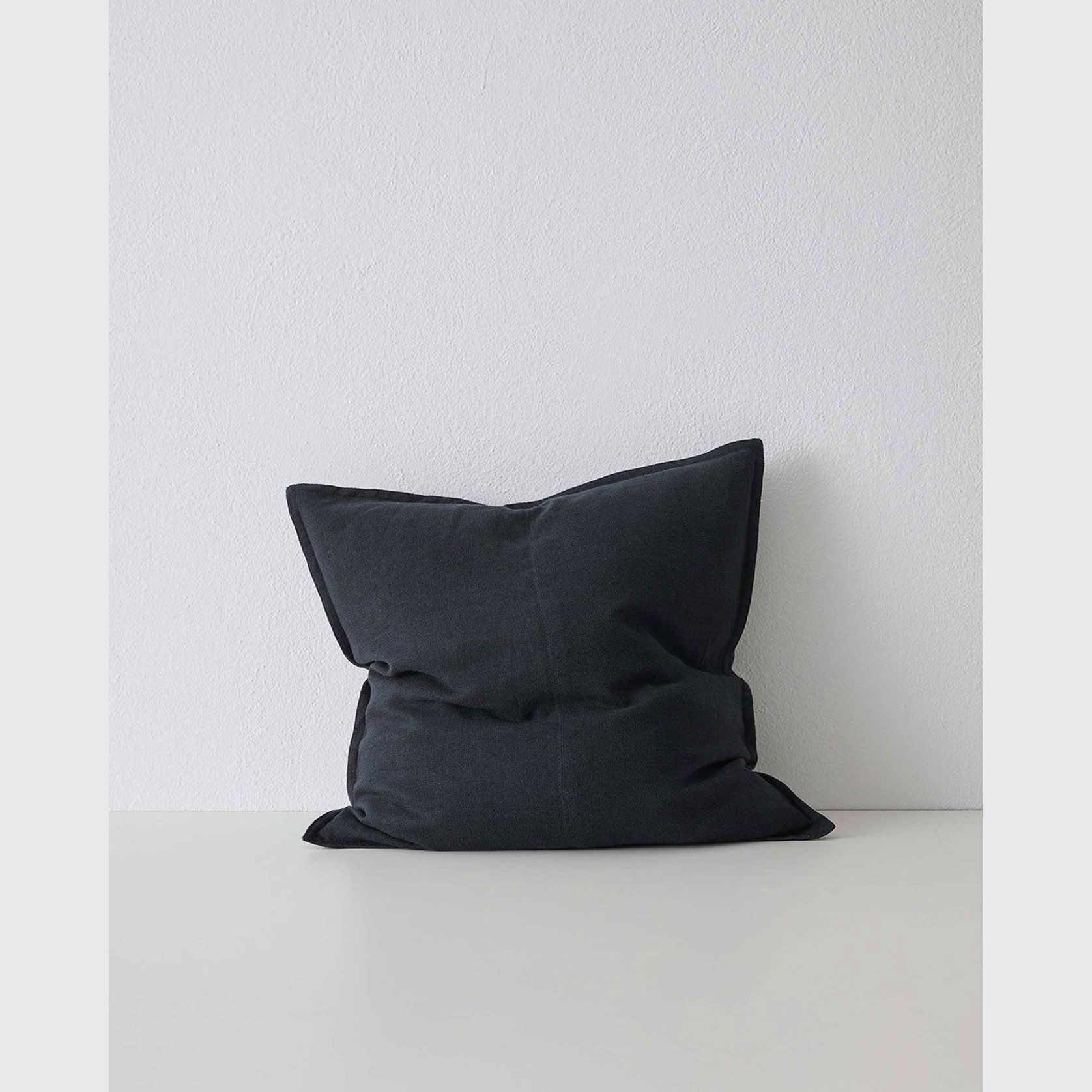 Weave Home European Linen Como Cushion - Shadow | Three Sizes gallery detail image