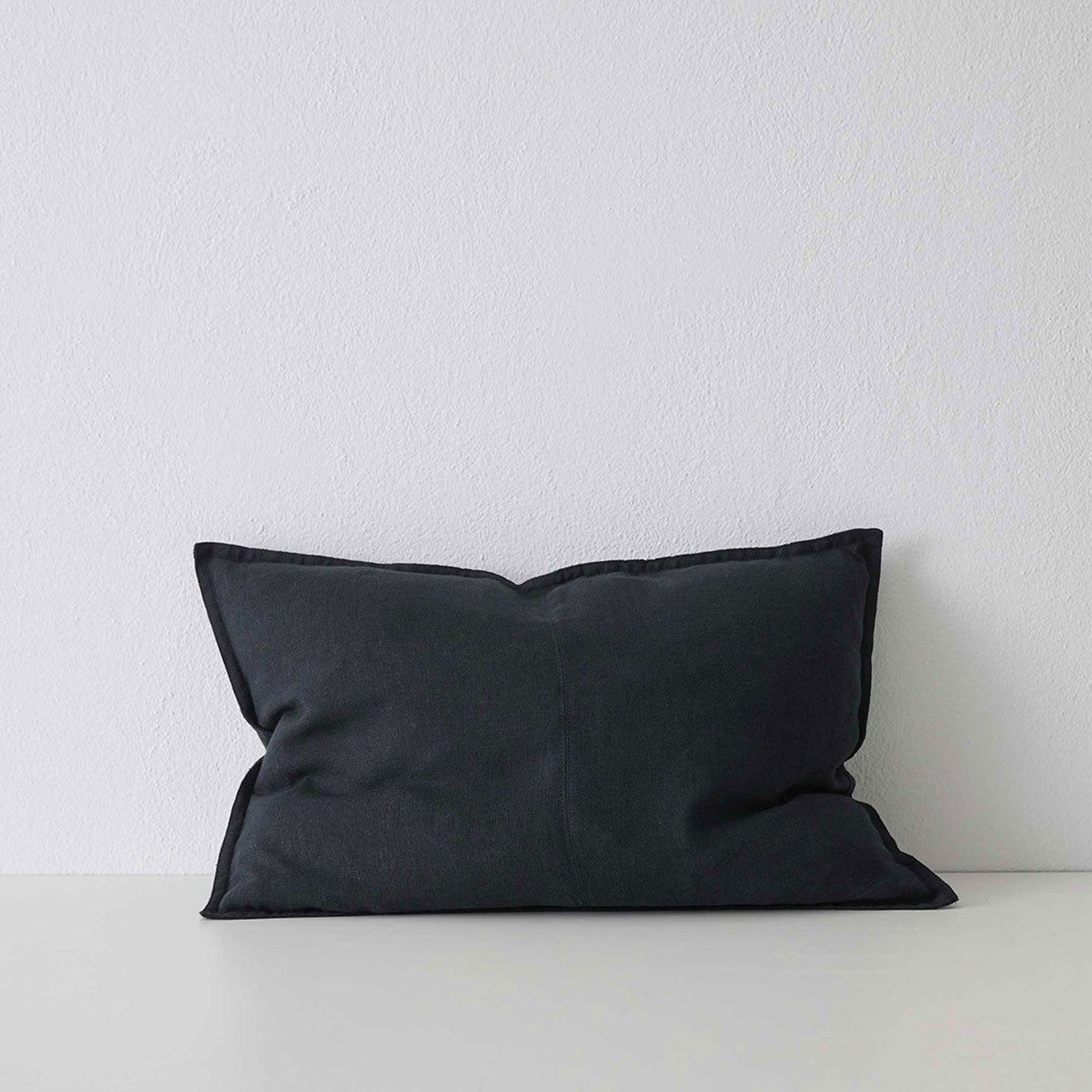 Weave Home European Linen Como Cushion - Shadow | Three Sizes gallery detail image