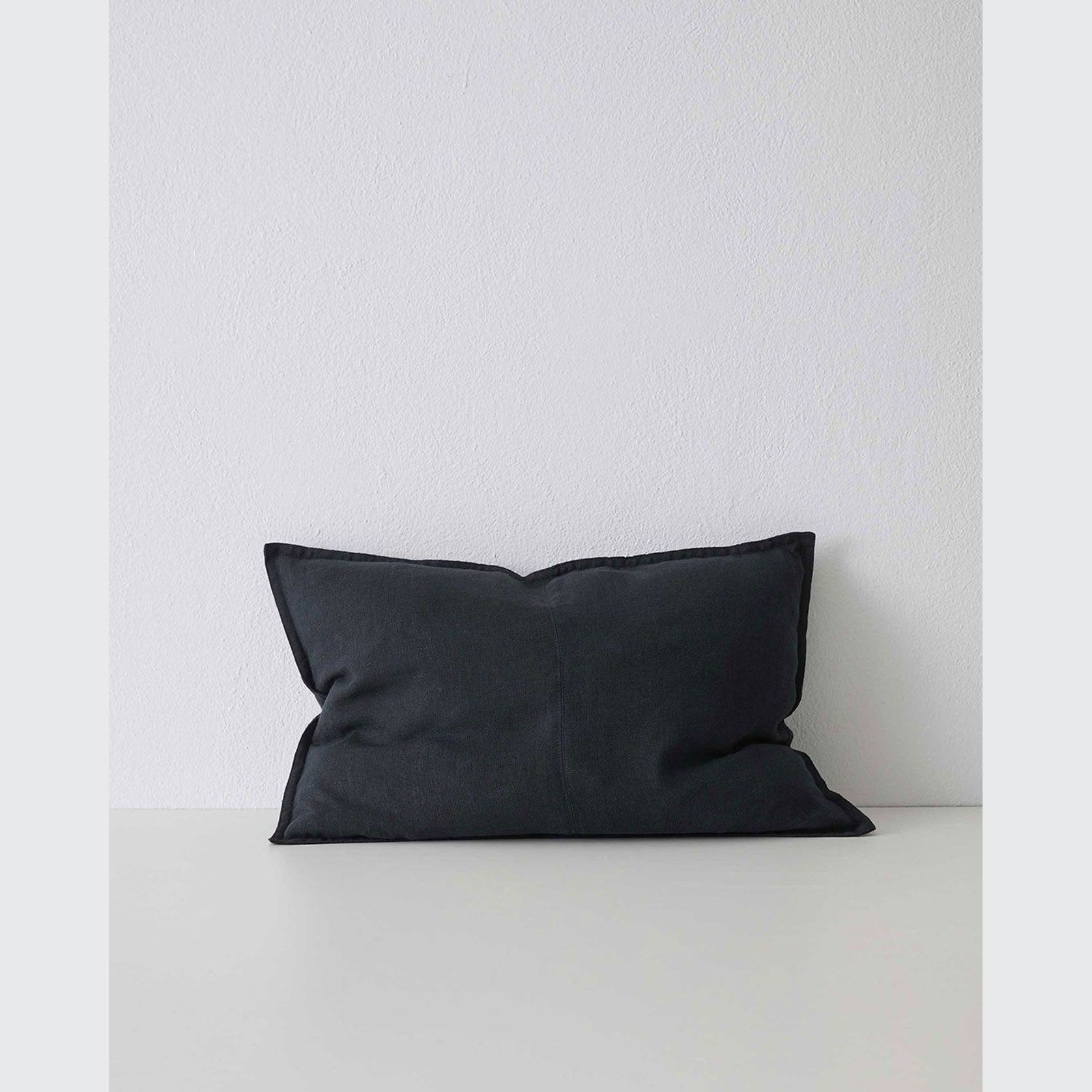 Weave Home European Linen Como Cushion - Shadow | Three Sizes gallery detail image