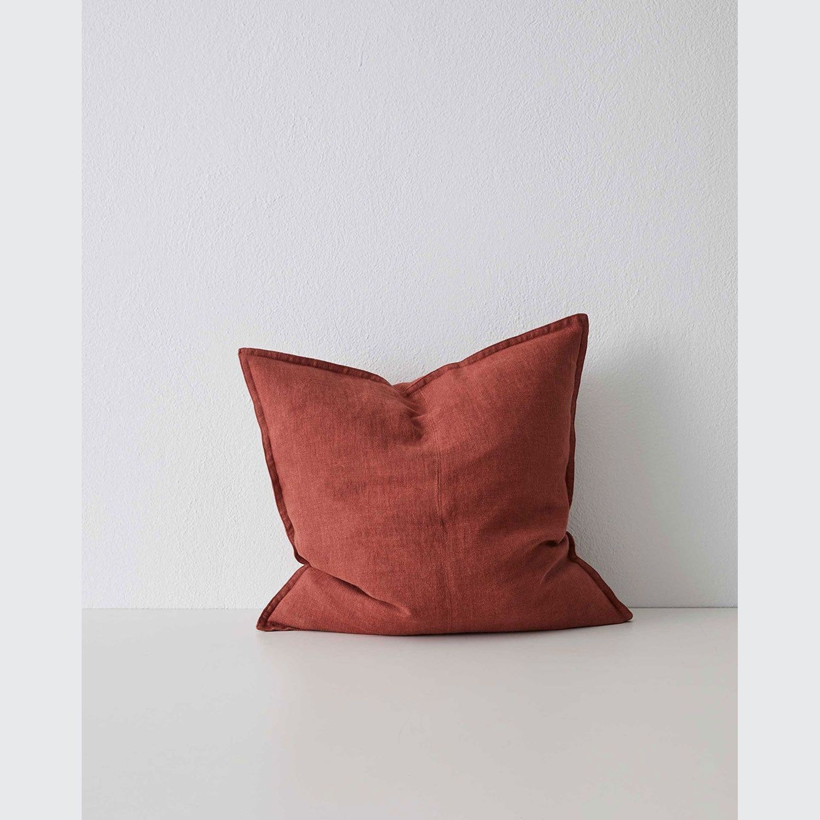 Weave Home European Linen Como Cushion - Sienna | Three Sizes gallery detail image