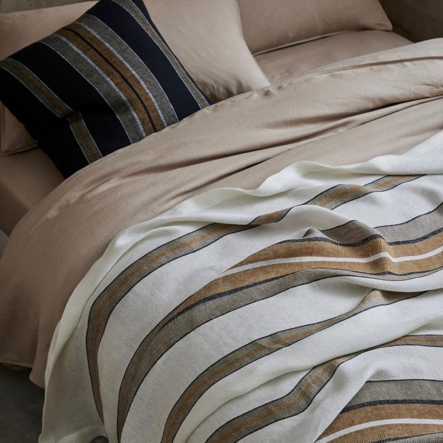 Weave Home Franco Cushion - Shadow | 50 x 50cm gallery detail image