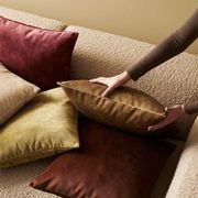 Weave Home Ava Velvet Cushion - Chartreuse | 50 x 50cm gallery detail image