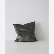 Weave Home Ava Velvet Cushion - Jade | 50 x 50cm gallery detail image