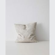 Weave Home Ava Velvet Cushion - Ecru | 50 x 50cm gallery detail image