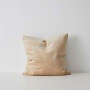 Weave Home Ava Velvet Cushion - Nougat | 50 x 50cm gallery detail image