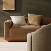 Weave Home Alberto Boucle Cushion - Nougat | 50 x 50cm gallery detail image