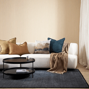 Baya Arcadia Handwoven Linen Cushion - Cumin | Lumbar gallery detail image