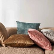 Weave Home Ava Velvet Cushion - Burnish | 50 x 50cm gallery detail image