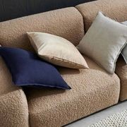 Weave Home European Linen Como Cushion - Ocean | Three Sizes gallery detail image