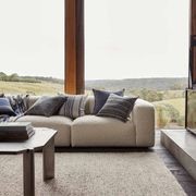 Weave Home European Linen Como Cushion - Smoke | Three Sizes gallery detail image