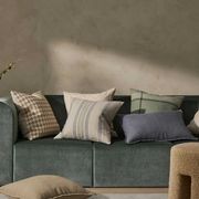 Weave Home European Linen Como Cushion - Smoke | Three Sizes gallery detail image