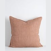 Baya Flaxmill Handwoven Linen Cushion - Clay | Two Sizes gallery detail image