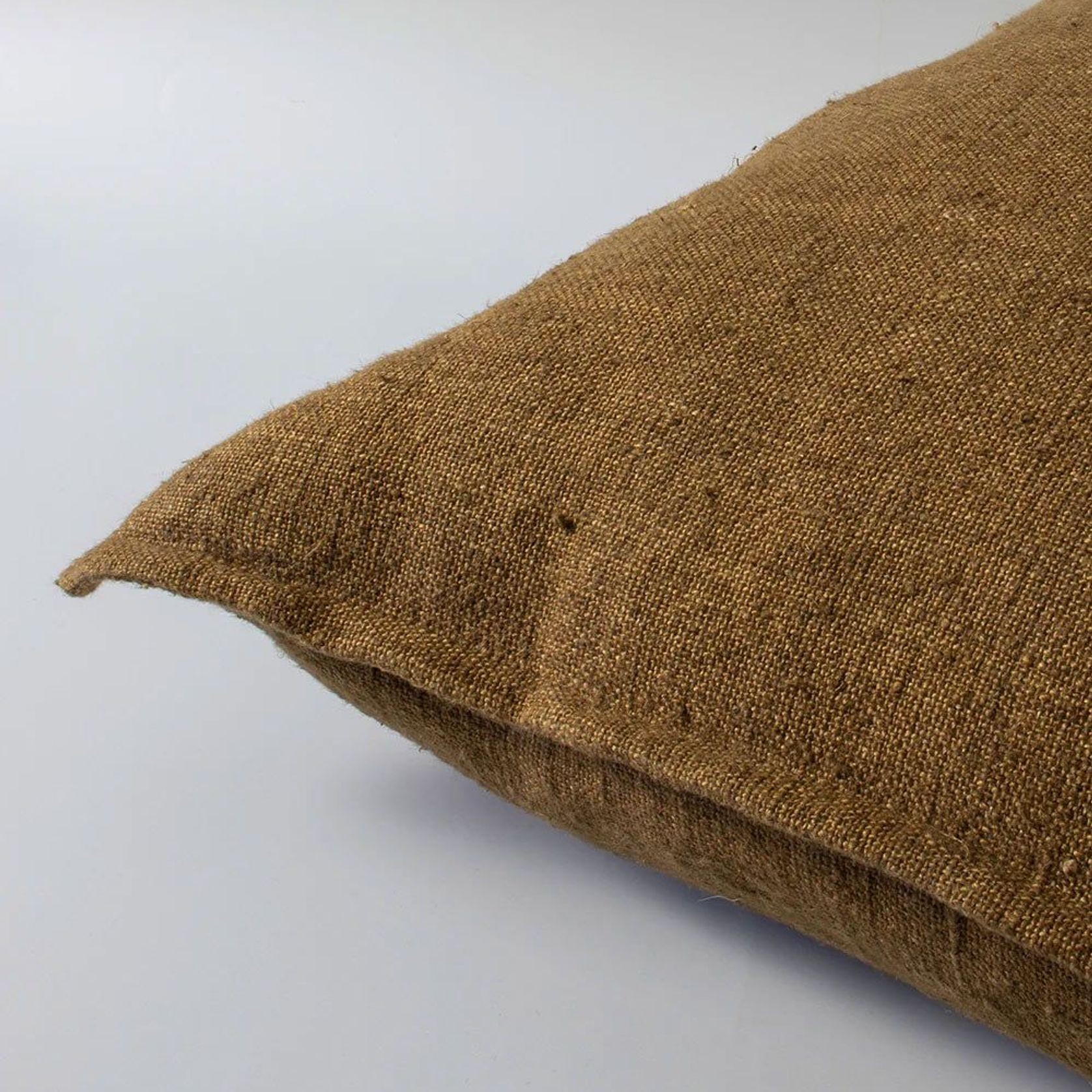 Baya Flaxmill Handwoven Linen Cushion - Pecan gallery detail image