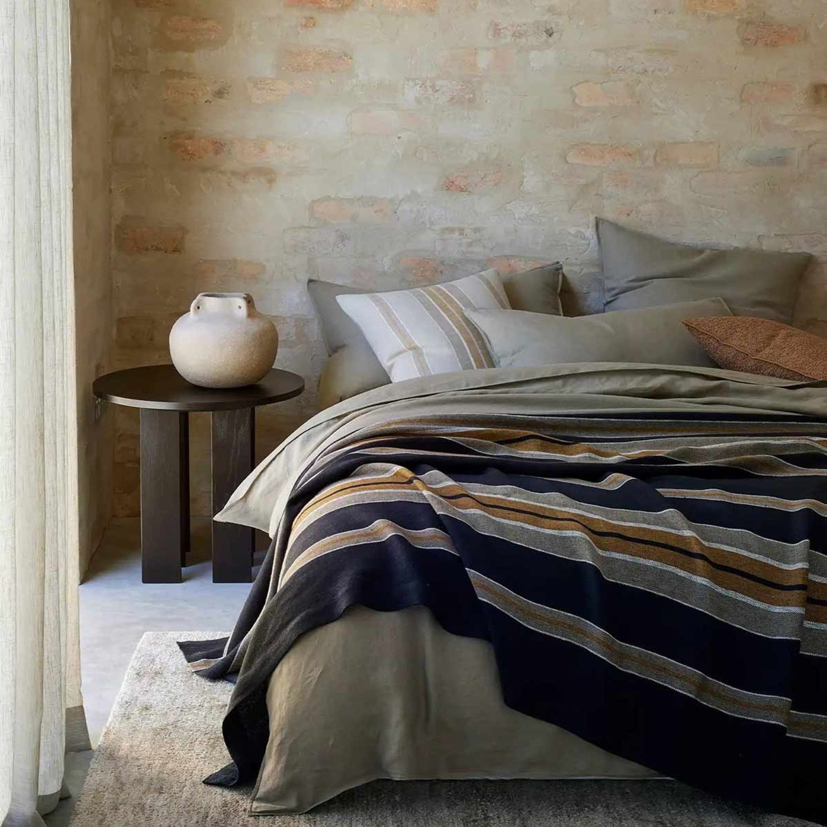Weave Home Franco Cushion - Amber | 50 x 50cm gallery detail image