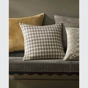 Weave Home Giovanni Cushion - Mist | Bouclé Houndstooth gallery detail image