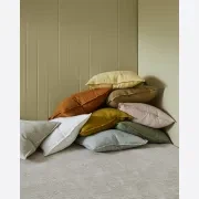 Weave Home European Linen Como Cushion - Blush | Three Sizes gallery detail image