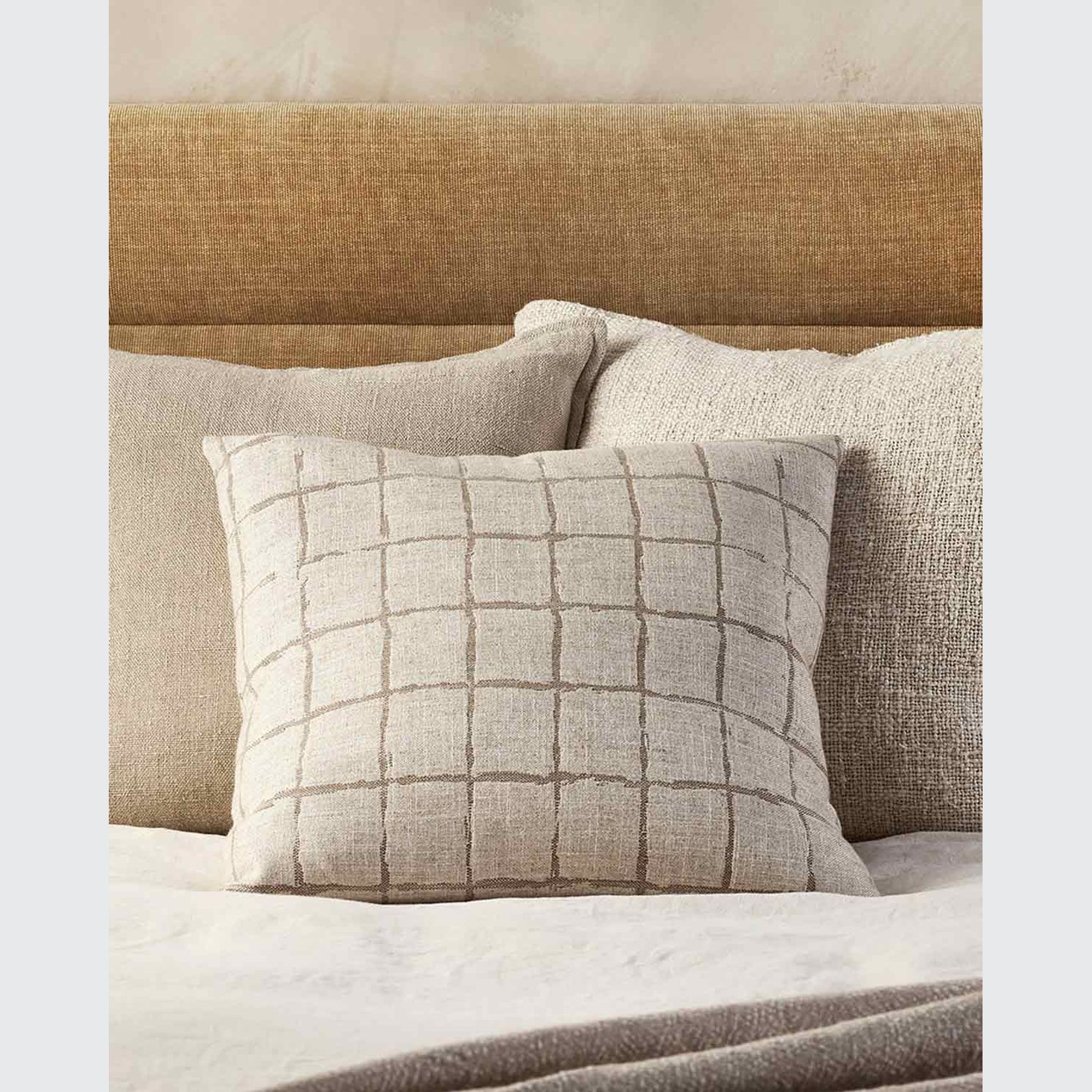 Baya Harrison Cushion - Taupe gallery detail image