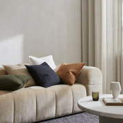 Weave Home Alberto Boucle Cushion - Olive | 50 x 50cm gallery detail image