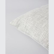 Baya Sandridge Cushion - Off White/Lead | 100% Linen gallery detail image