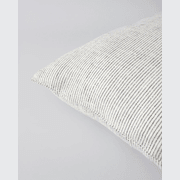 Baya Sandridge Cushion - Off White/Lead | 100% Linen gallery detail image