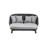 Peacock daybed w/teak legs incl. table gallery detail image