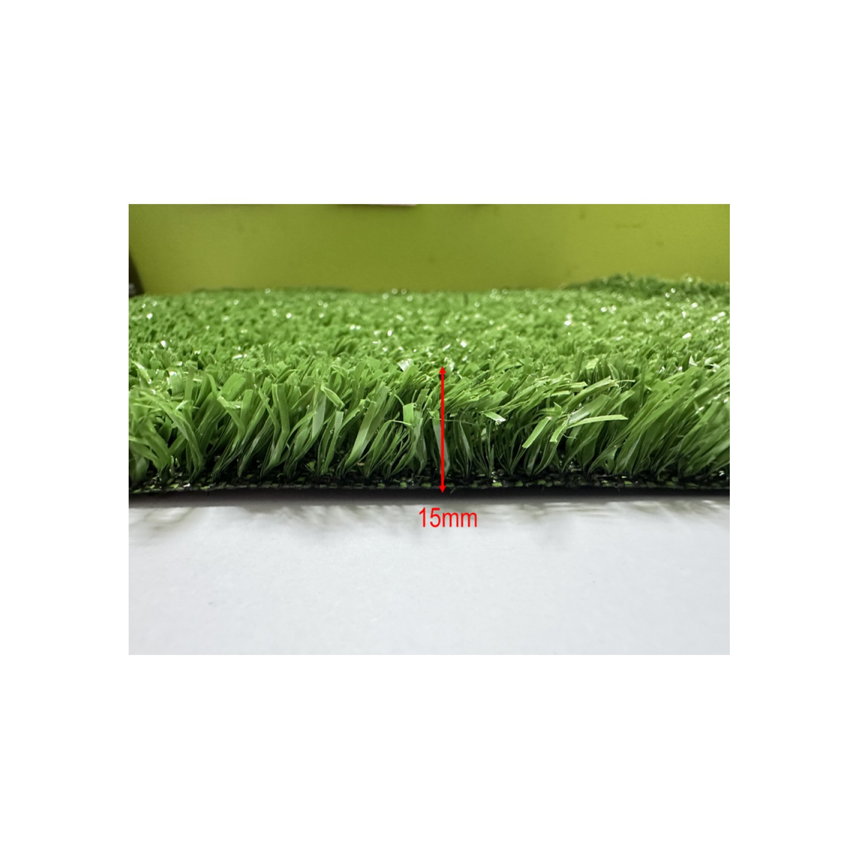 Artificial Synthetic Grass 1m x 10m 15mm - Natural gallery detail image