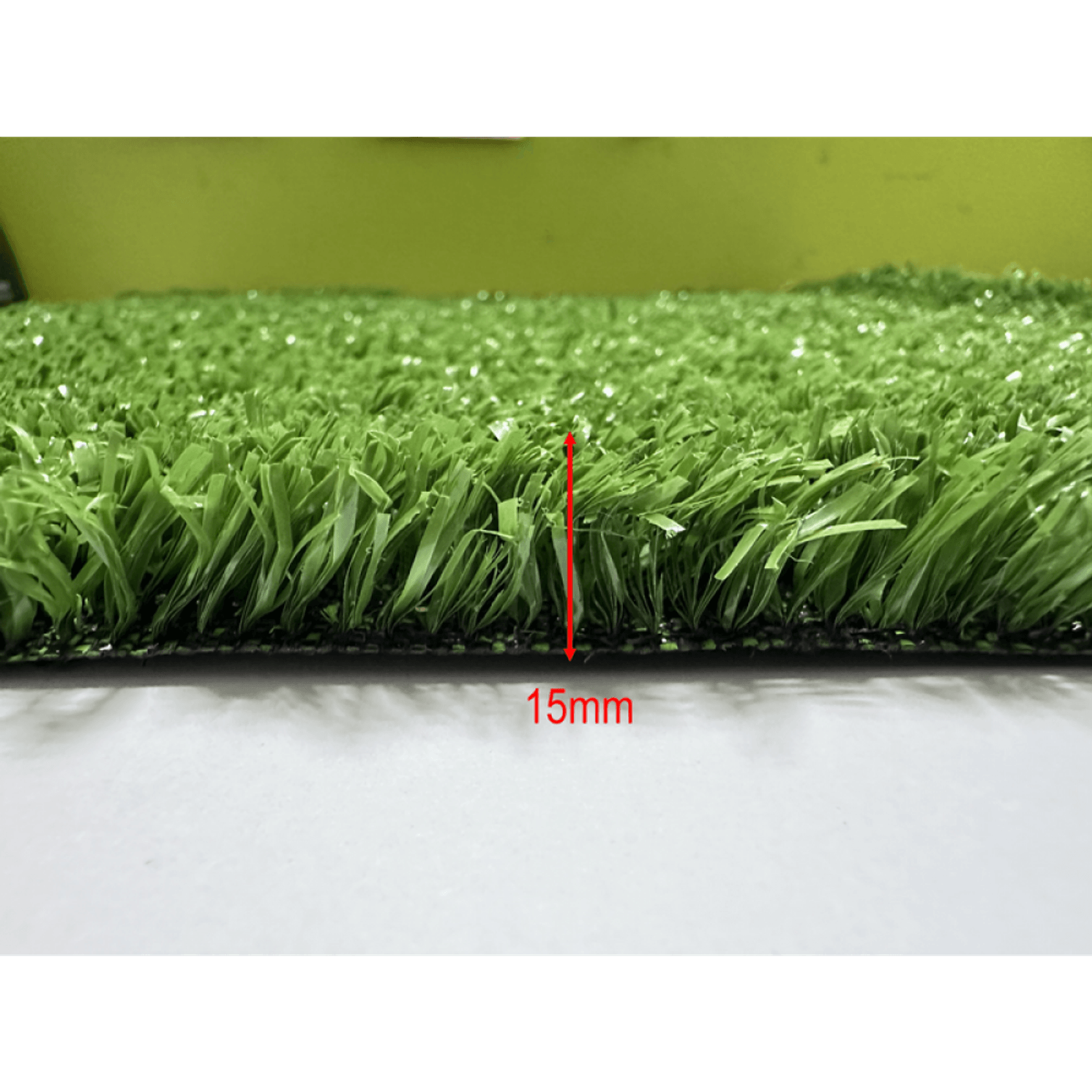 Artificial Synthetic Grass 1m x 10m 15mm - Natural gallery detail image