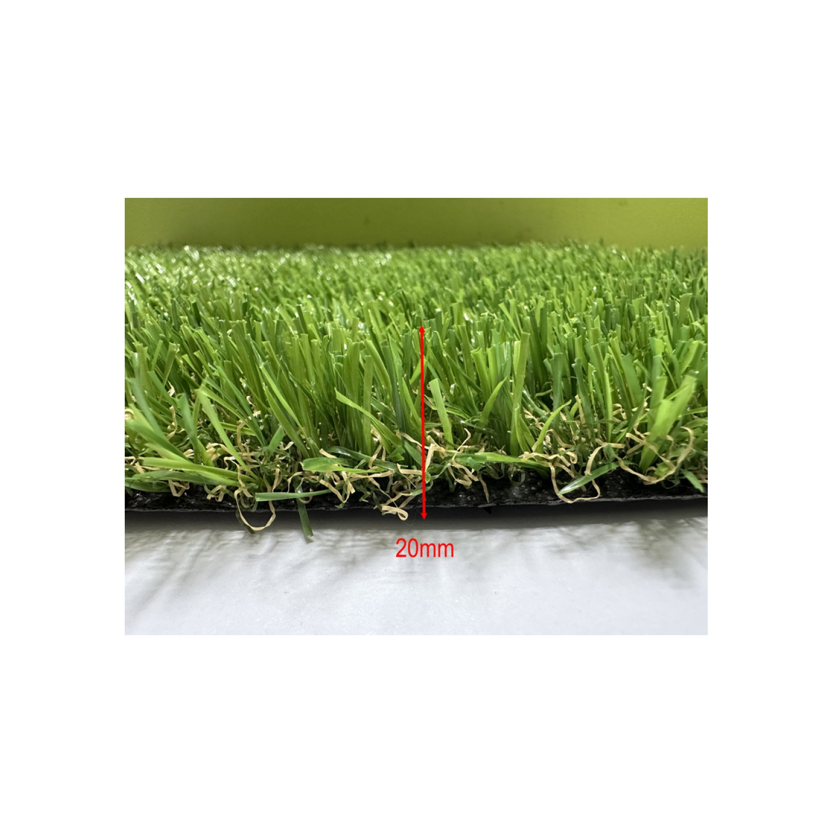 Artificial Synthetic Grass 1m x 10m 20mm - Natural gallery detail image