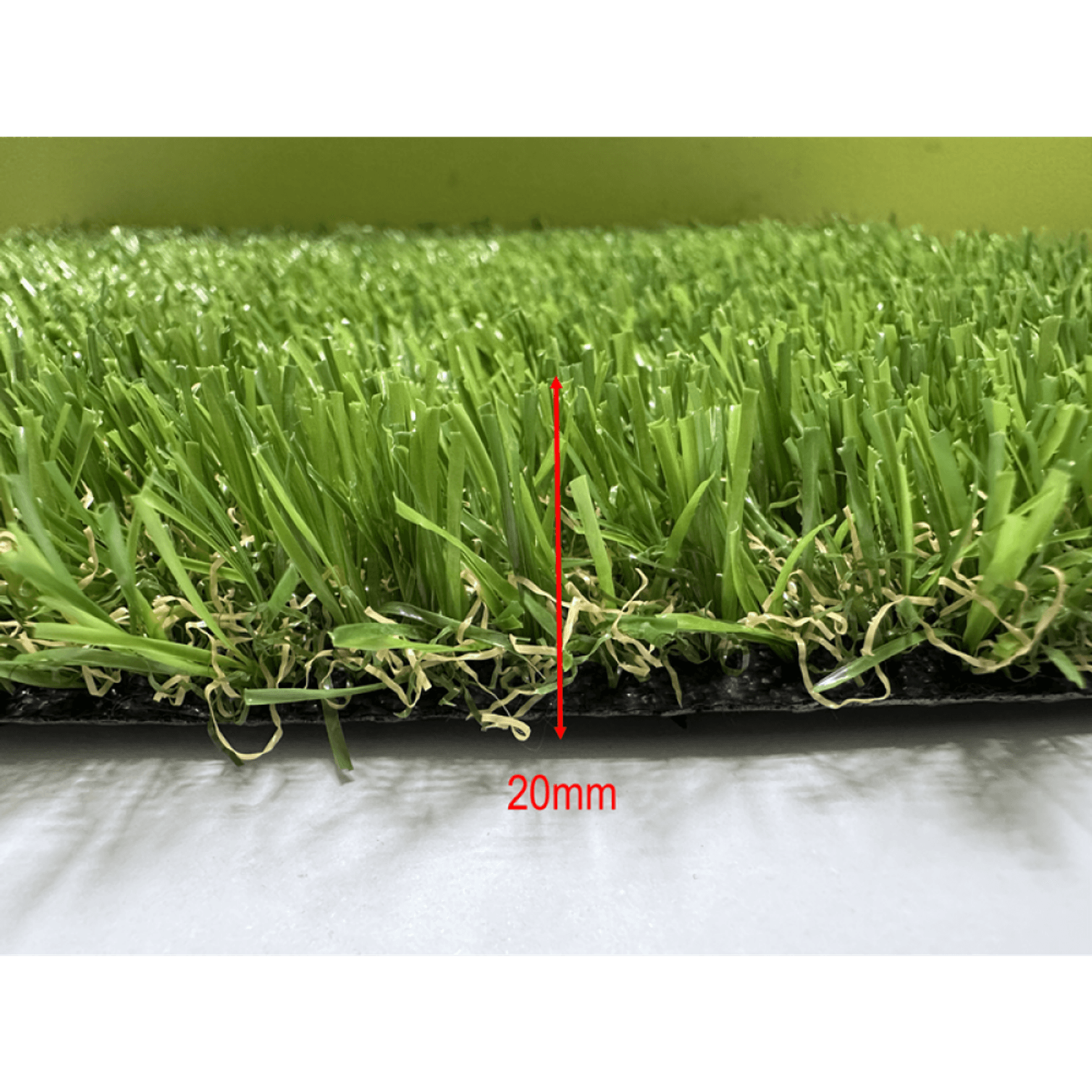 Artificial Synthetic Grass 1m x 10m 20mm - Natural gallery detail image