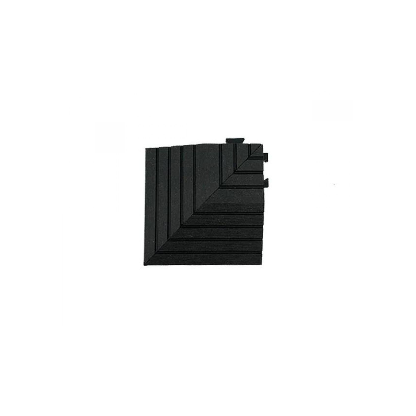 Deck tiles corner - Black - 1 pc gallery detail image