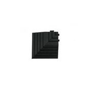 Deck tiles corner - Black - 1 pc gallery detail image