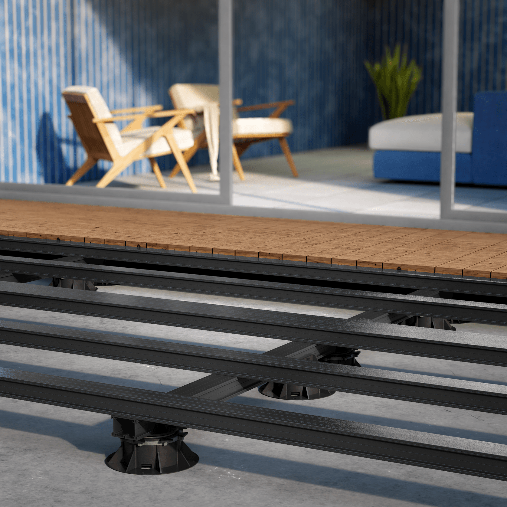 TreadTech Aluminium Deck Framing System gallery detail image