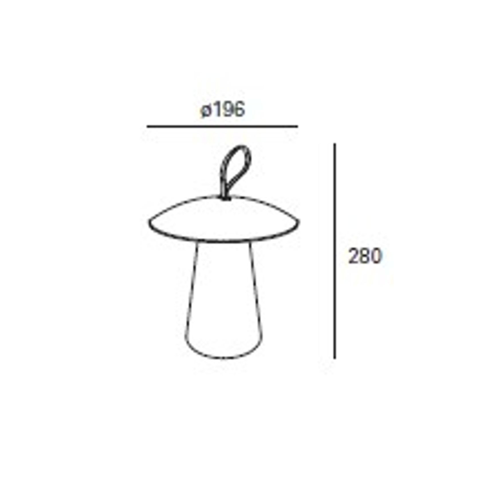 Mush Exterior Table Lamp gallery detail image