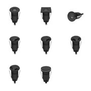 Exterior Mini Recessed Multi-use Light gallery detail image