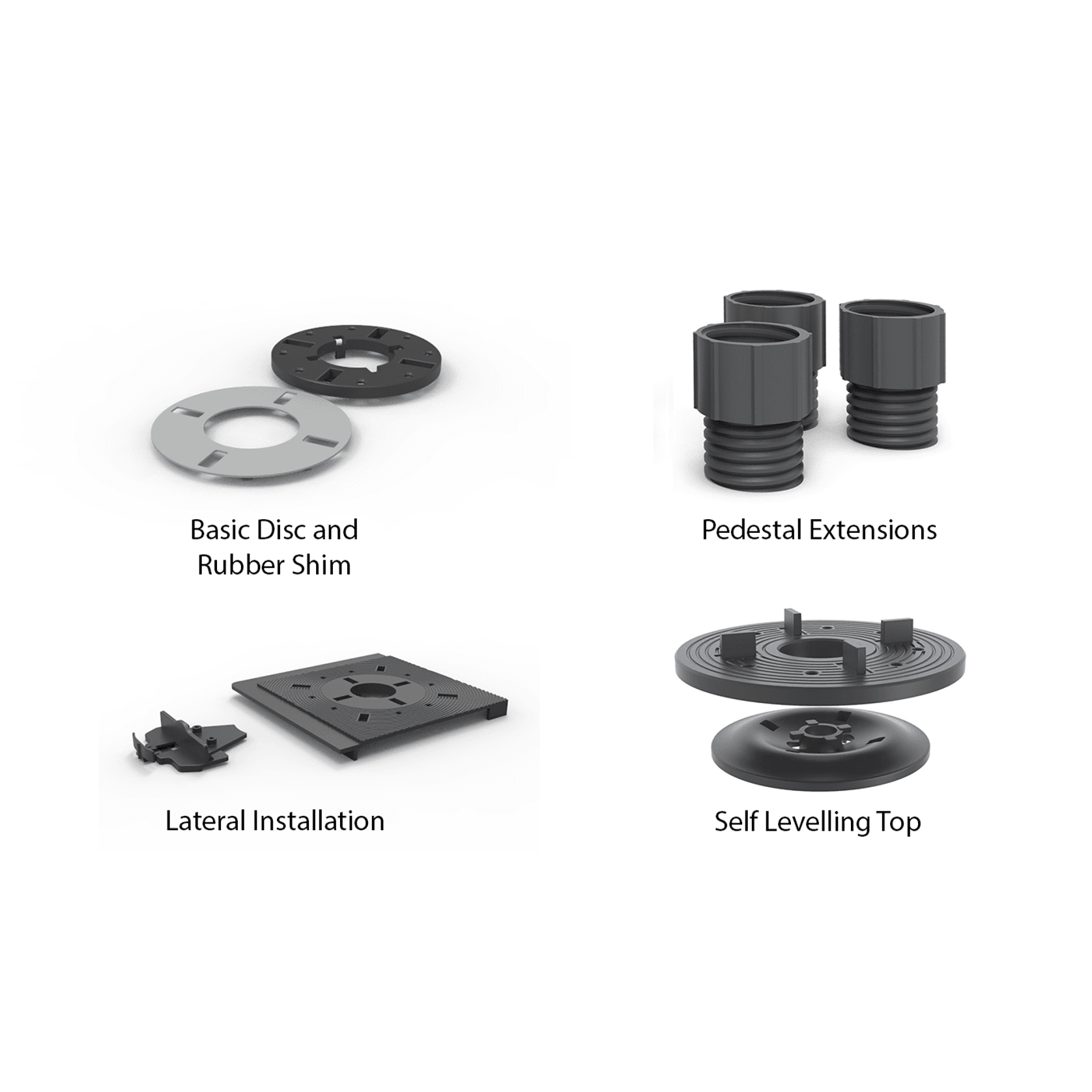 Fixplus Pedestal and Tile Support Deck System gallery detail image