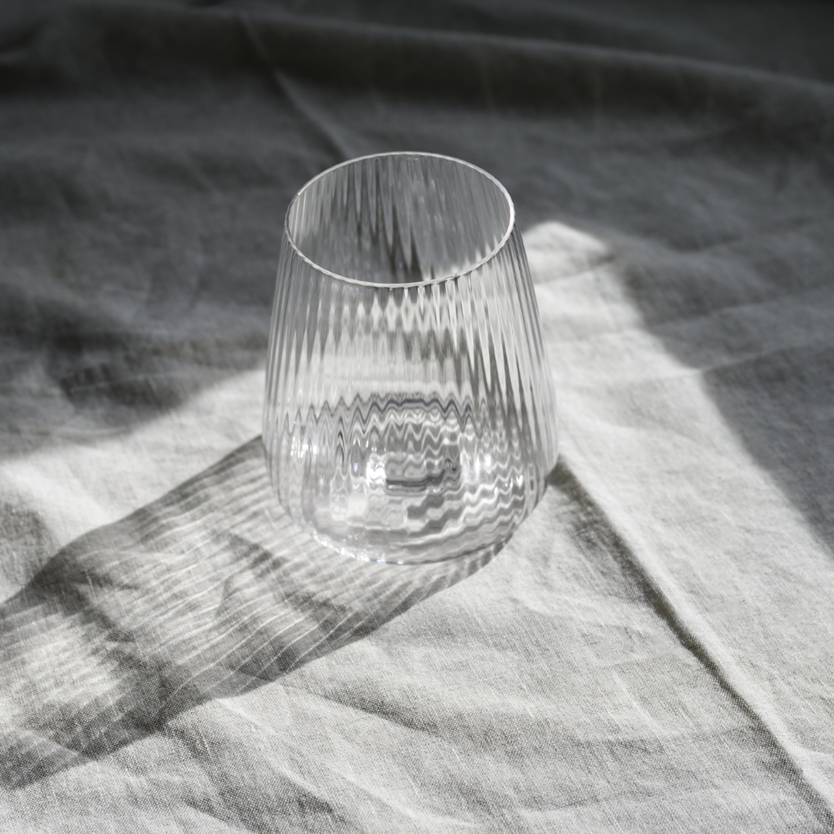 Melted Crystal Stemless Glass- Set of 4 gallery detail image