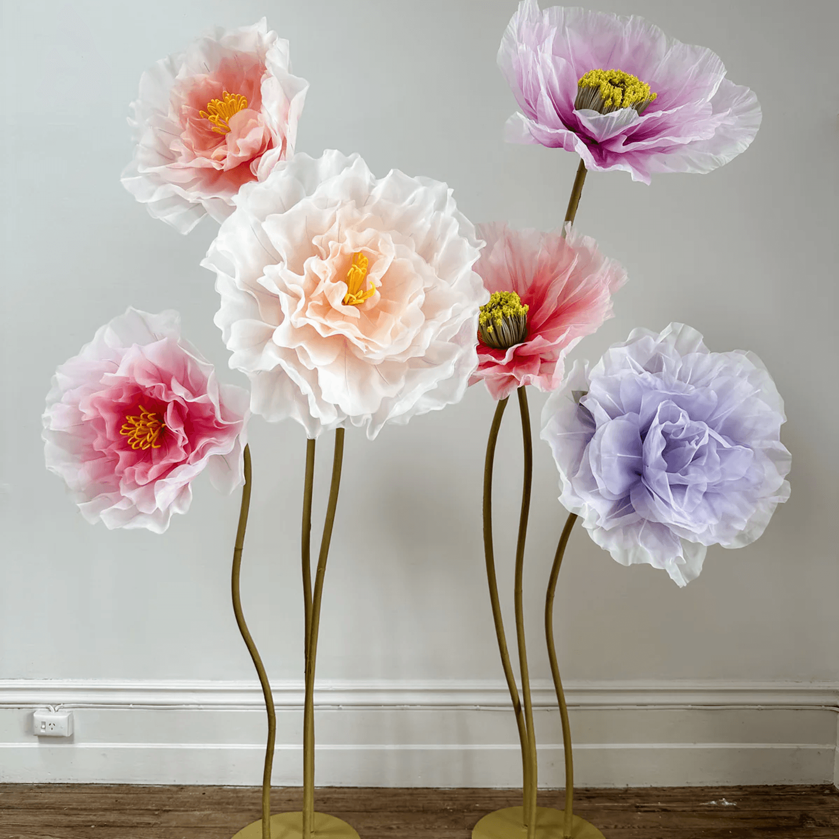 Giant Poppies on Stand Set gallery detail image