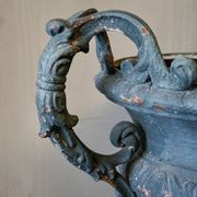 French Antique Cast Iron Urns (Pair) gallery detail image